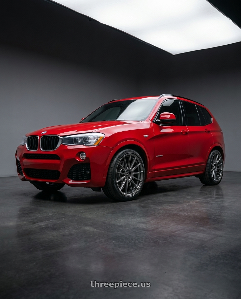 2017 x3 Msport with Fittipaldi 363G 5X120 20x9.5 +38 Gloss Graphit wheels