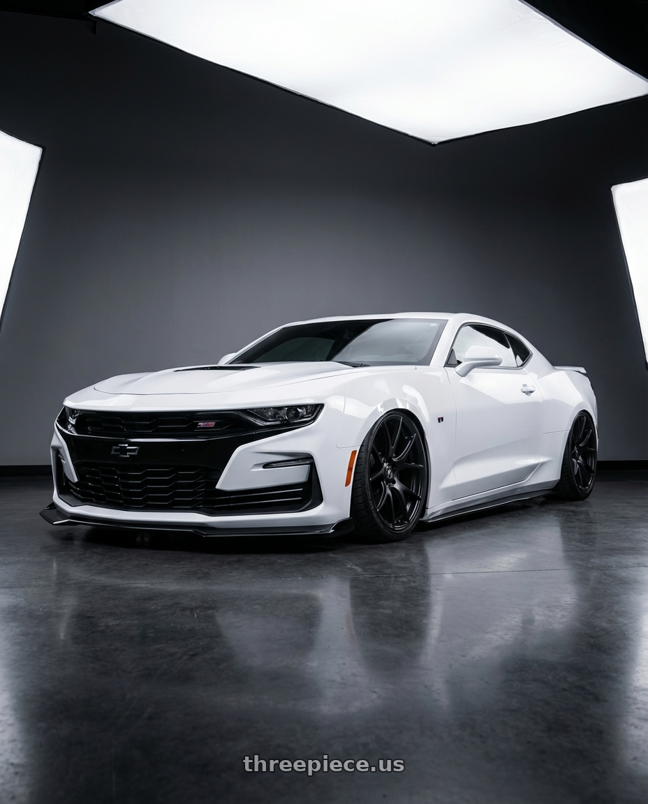 2022 Chevrolet Camaro with Forgestar CF5V 5x120 20x9 +38 Satin Black wheels