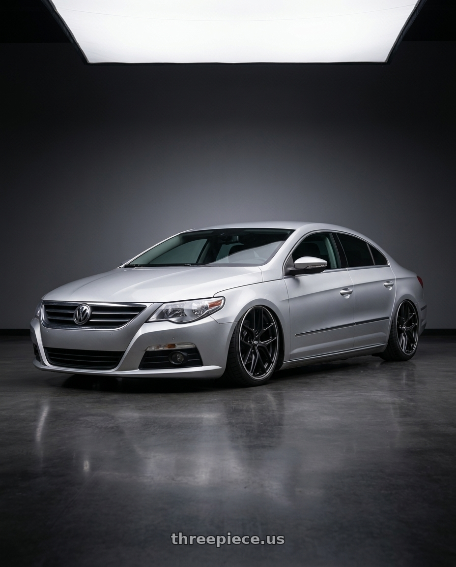 2015 Volkswagen CC with BBS CC-R 5x112 19x8.0+27 Satin Black wheels