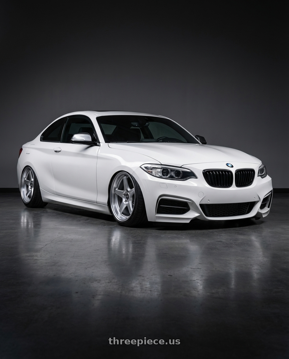 2018 BMW 2 Series F22 with ESR Wheels APEX SERIES AP5 5x120 19x8.5 +30 Hyper Silver wheels