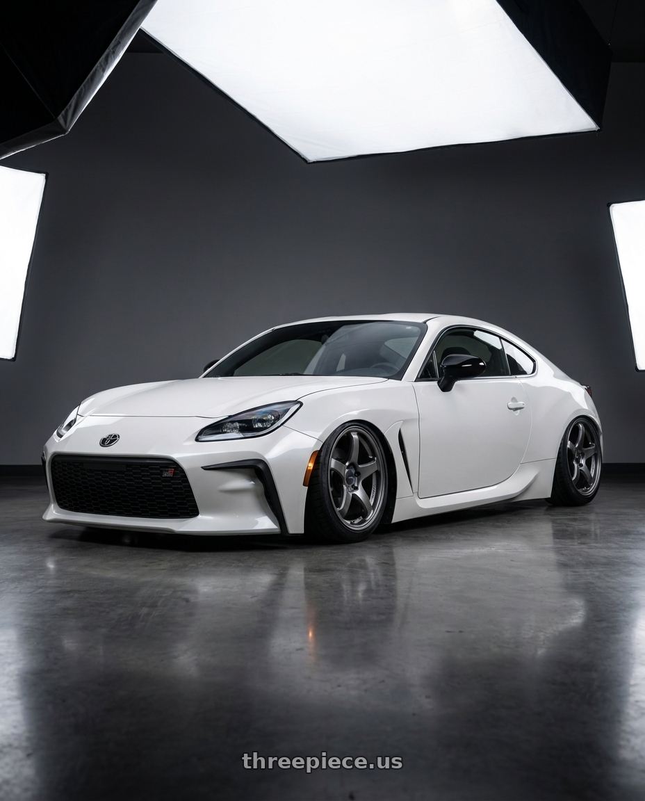 2024 Toyota gr86 with Enkei PF05 5x114.3 17x8.5+38 Dark Silver wheels
