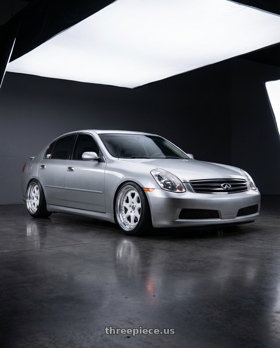 2003 Infiniti G35  with Heritage Wheel KOKORO wheels