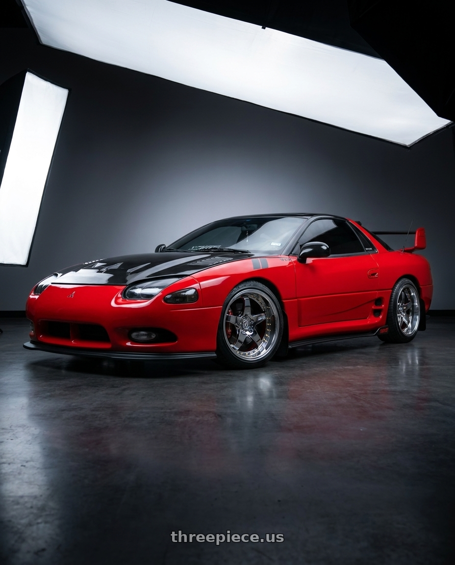 1995 mitsubushi 3000gt vr4 with Heritage Wheel EMPIRE wheels