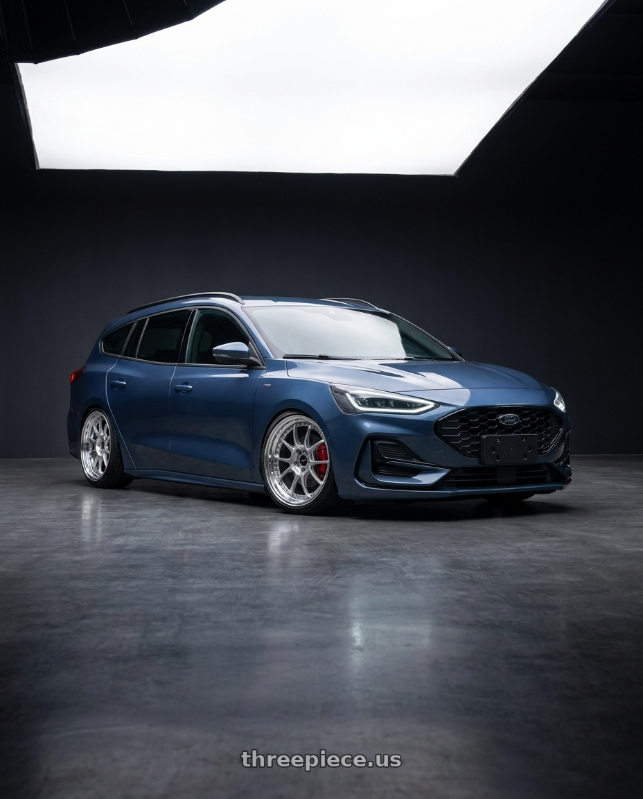 2023 ford focus wagon 星燄藍 with SSR Professor SP5 5X100 18X9+31 HP Disk High Bright Silver wheels