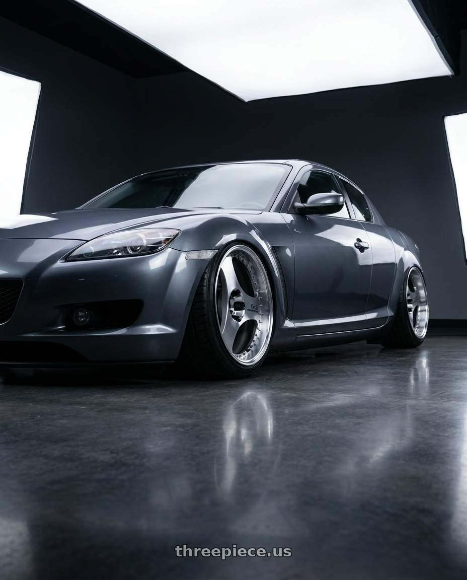 2008 Mazda RX-8 40th Anniversary with Advan Racing ONI2 PROGRESSIVE 5x114.3 20x8.5 +33 MACHINING & DIAMOND CUT wheels
