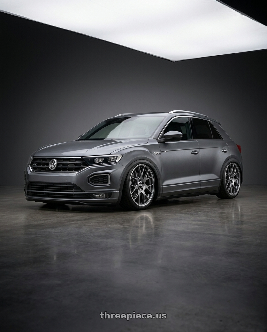 2021 Troc 330 rline with BBS CH-R 5x112 19x8.5 +48 Satin Titanium Polished Rim Protector wheels