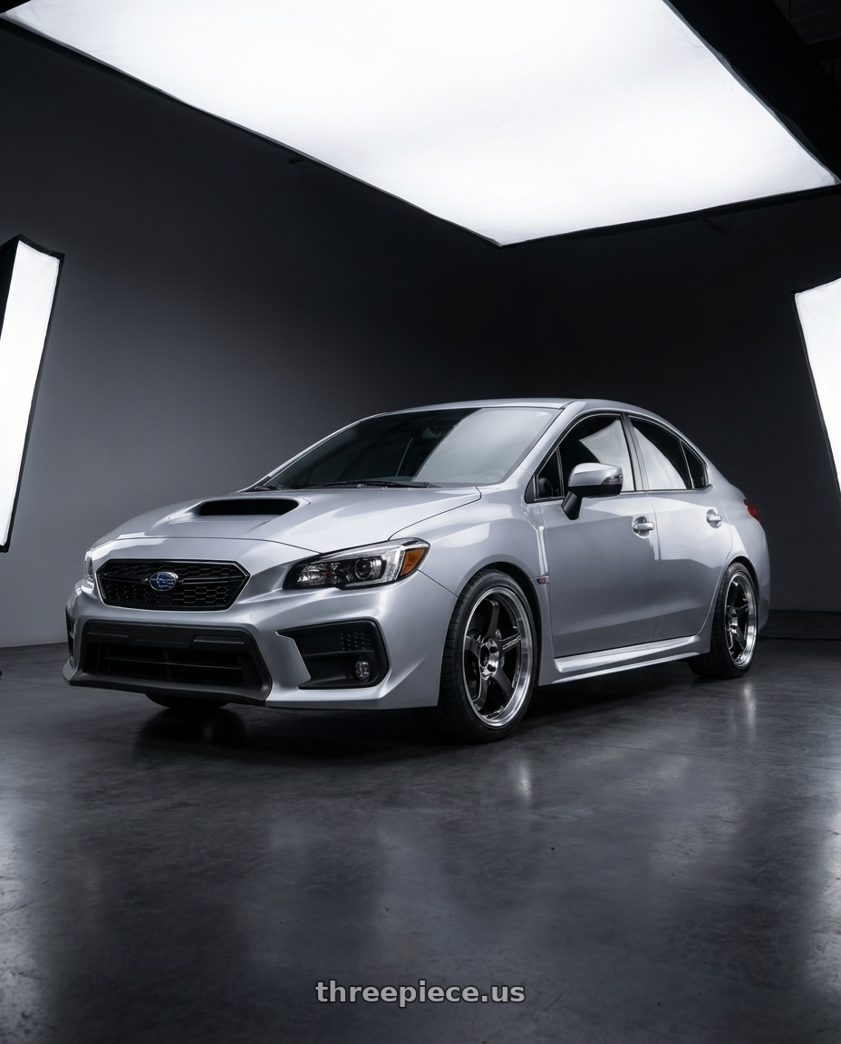 2018  SUBARU  WRX with Advan Racing GT BEYOND-R 5x114.3 18x8.5 +37 DIAMOND CUT & DARK PLATINUM BLACK wheels