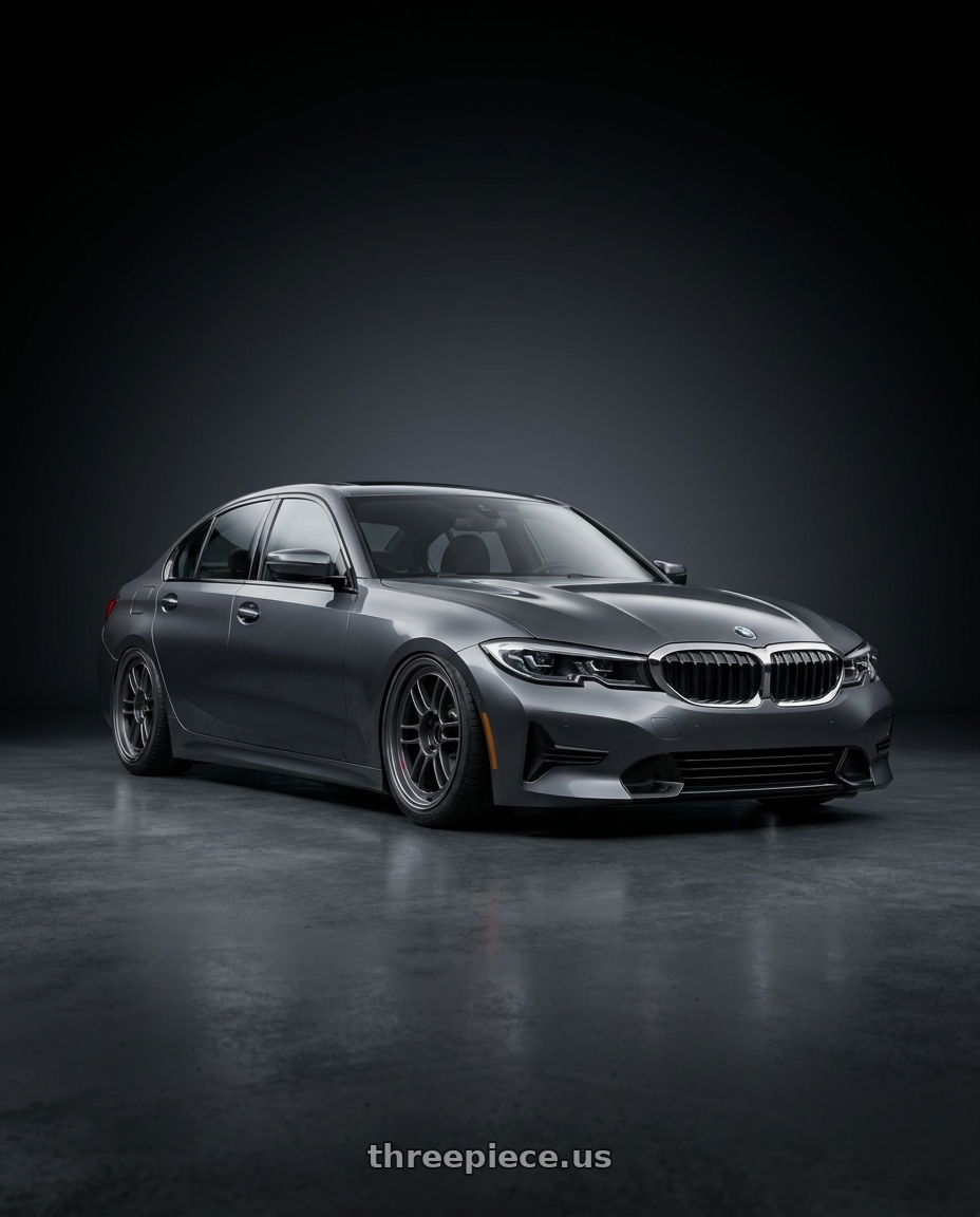 2019 Bmw g20 330i with Enkei RPF1RS 5x114.3 18x10.5+10 Matte Gunmetal wheels