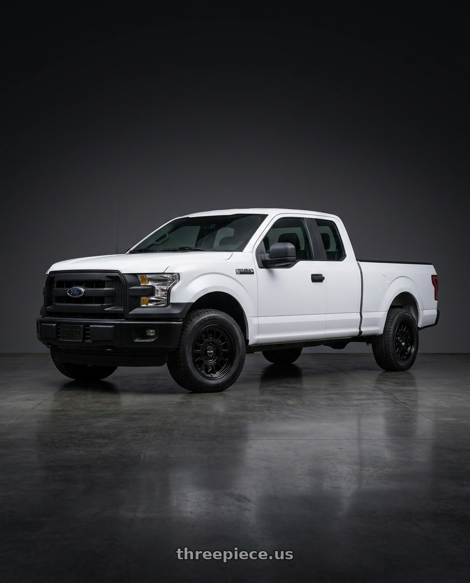 2015 Ford F-150 XL with Method Race Wheels 318B 6X135 17x8.5 +0 GLOSS BLACK wheels