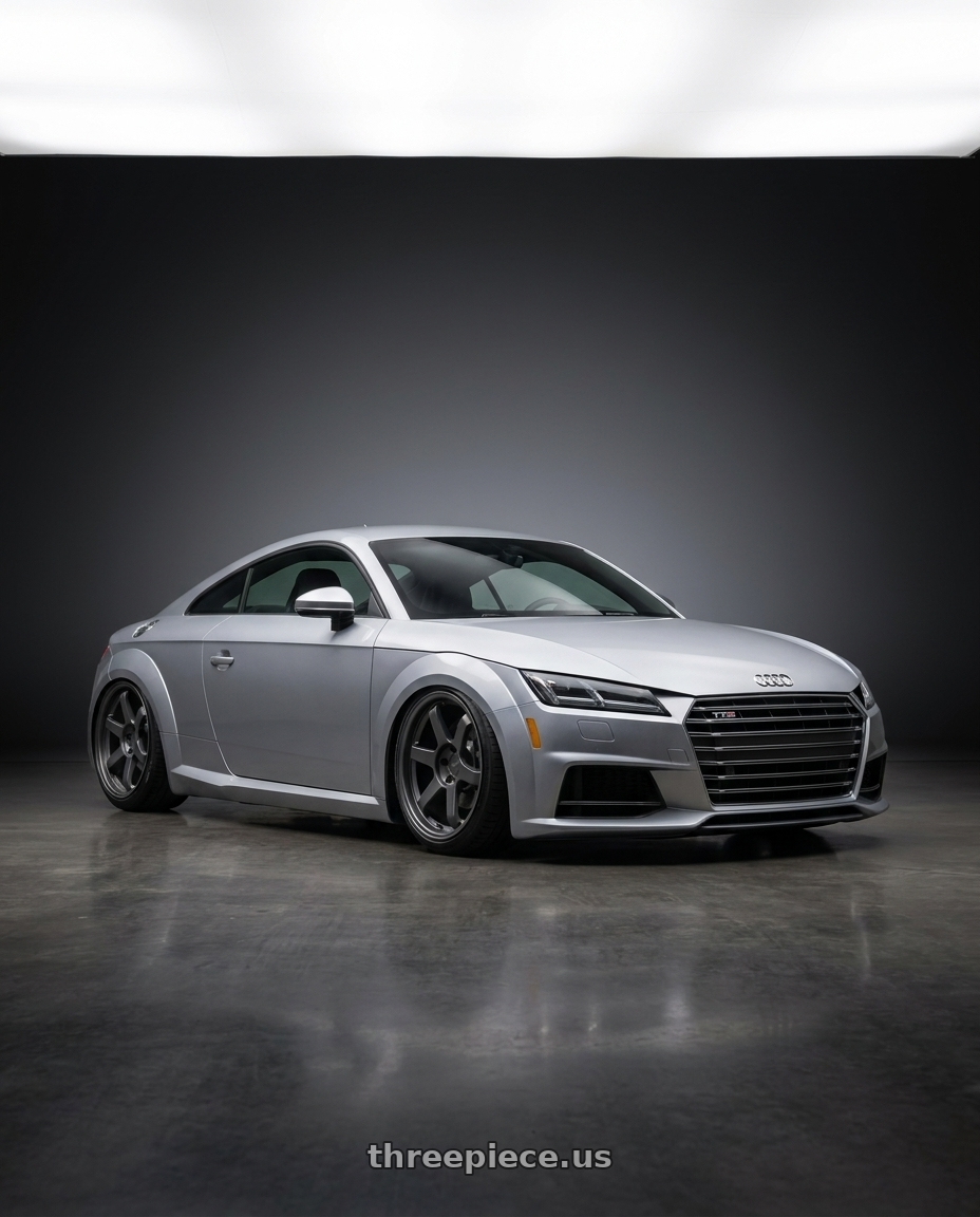 2020 Audi Tts with 9six9 SIX-1 5x112 19X10 +35 Carbon Gray wheels