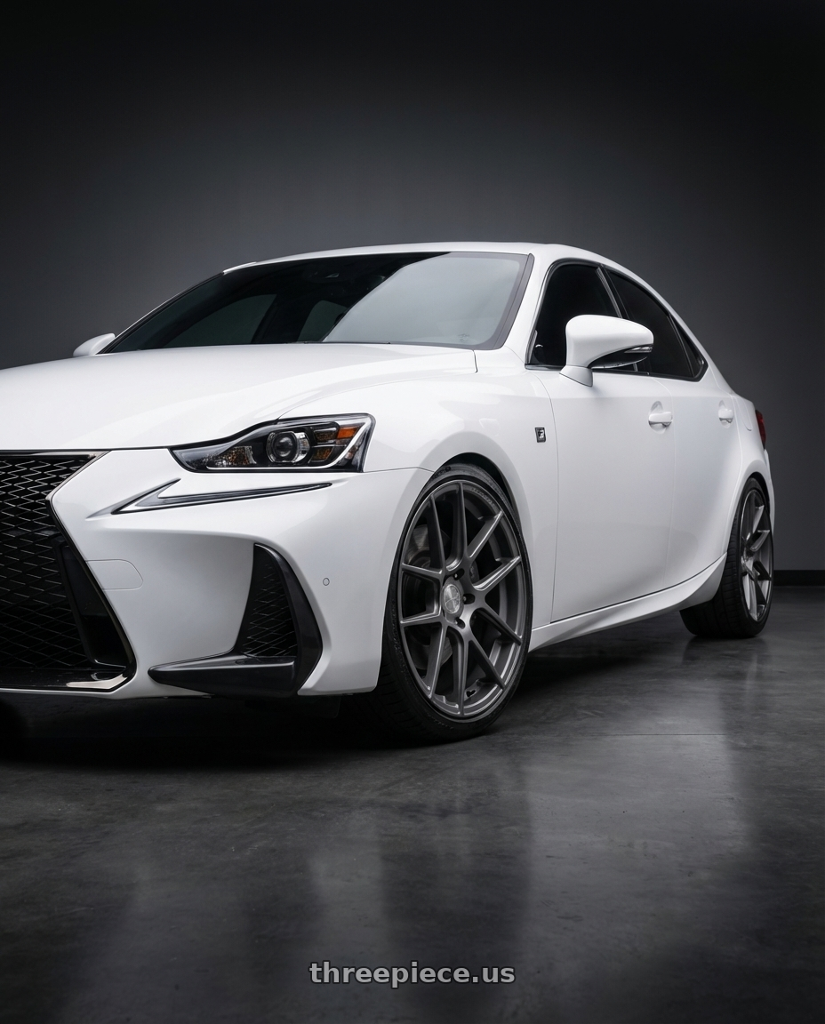 2018 Lexus IS 350 F Sport with Avant Garde Wheels M510 5X114.3 19x9.5 +40 Dolphin Grey wheels