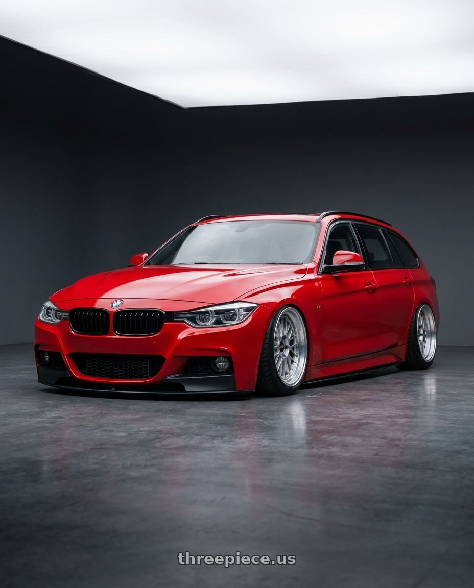2016 BMW 335D touring with BBS LM 5x114.3 18x9.0+42 Diamond Silver wheels