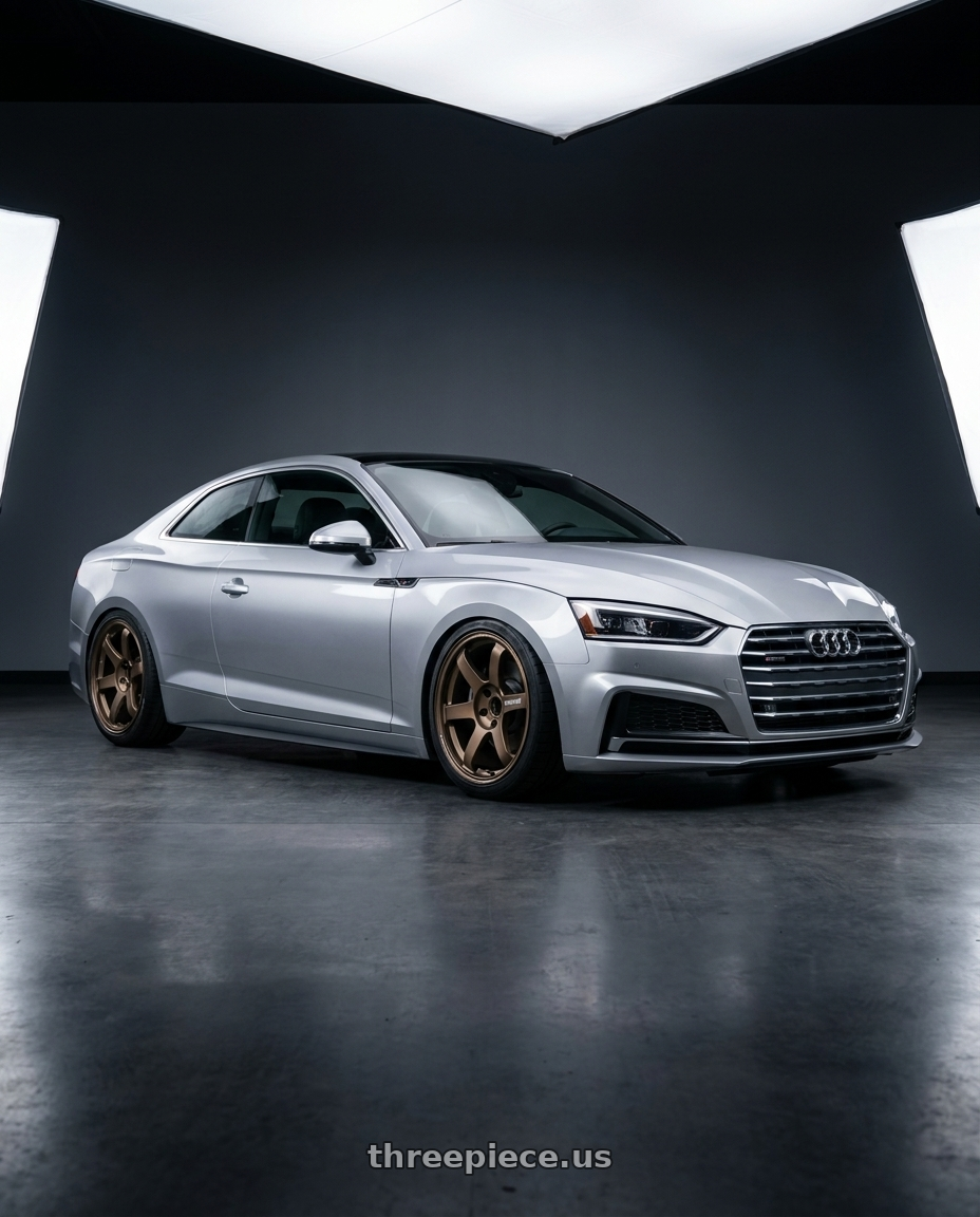 2018 Audi A5 with Volk Racing TE37 Saga S-Plus 5x114.3 18x10.5+15 Bronze wheels