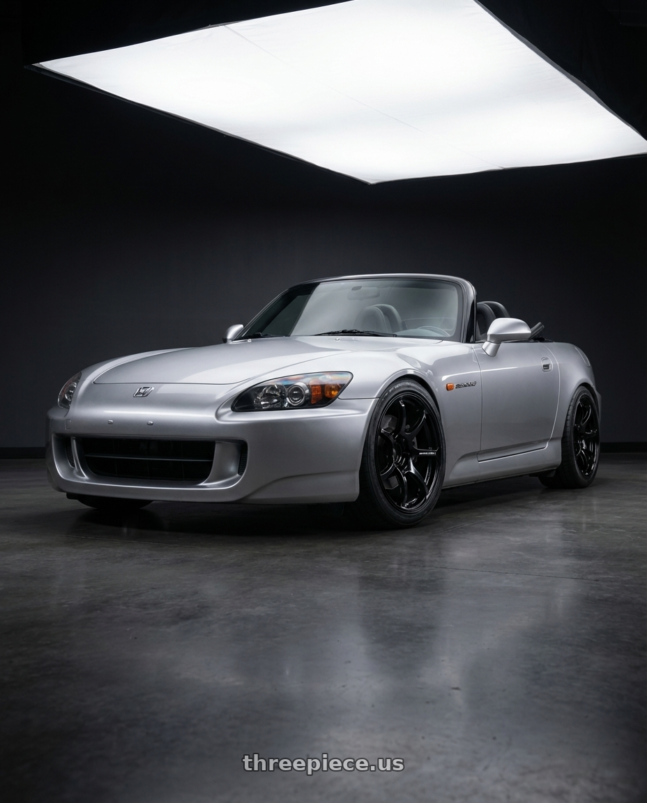 2009 Honda S2000 with Advan RGIII 5x114.3 17x8.5+31 Gloss Black wheels