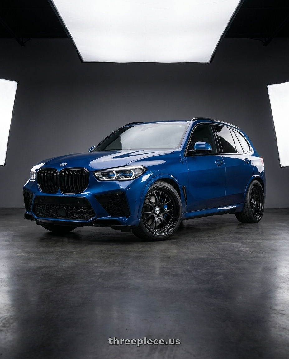 2019 bmw x5 with SSR Professor MS3 4x100 18x10.5+-13 HP Disk Flat Black wheels