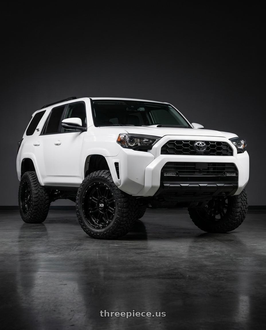 2022 Toyota 4Runner with XD XD829 HOSS II 6X139.7 20X10 -24 GLOSS BLACK wheels