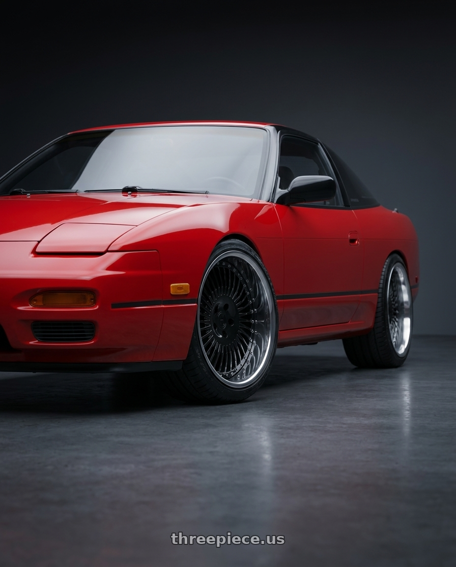 1991 Nissan 240SX with Heritage Wheel SENDAI-DIR wheels