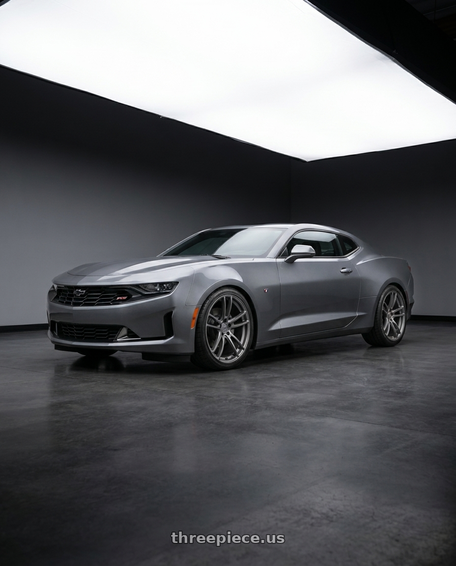2019 Chevrolet Camaro SS with American Racing AR941 MACH FIVE 5X120 20X10 +22 GRAPHITE wheels