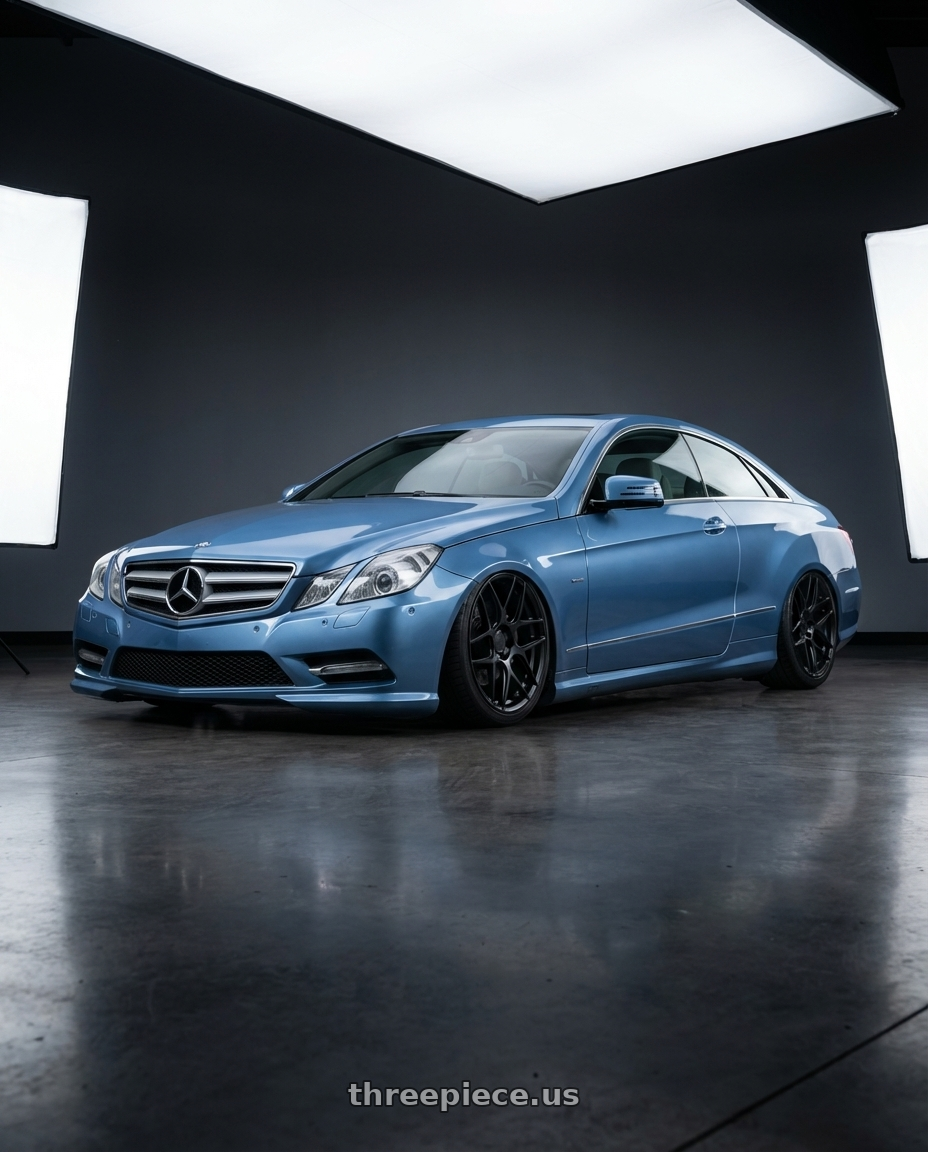 2014 Mercedes-Benz E-Class Coupe C207 with Aodhan AFF2 5x112 20x9+30 Matte Black wheels