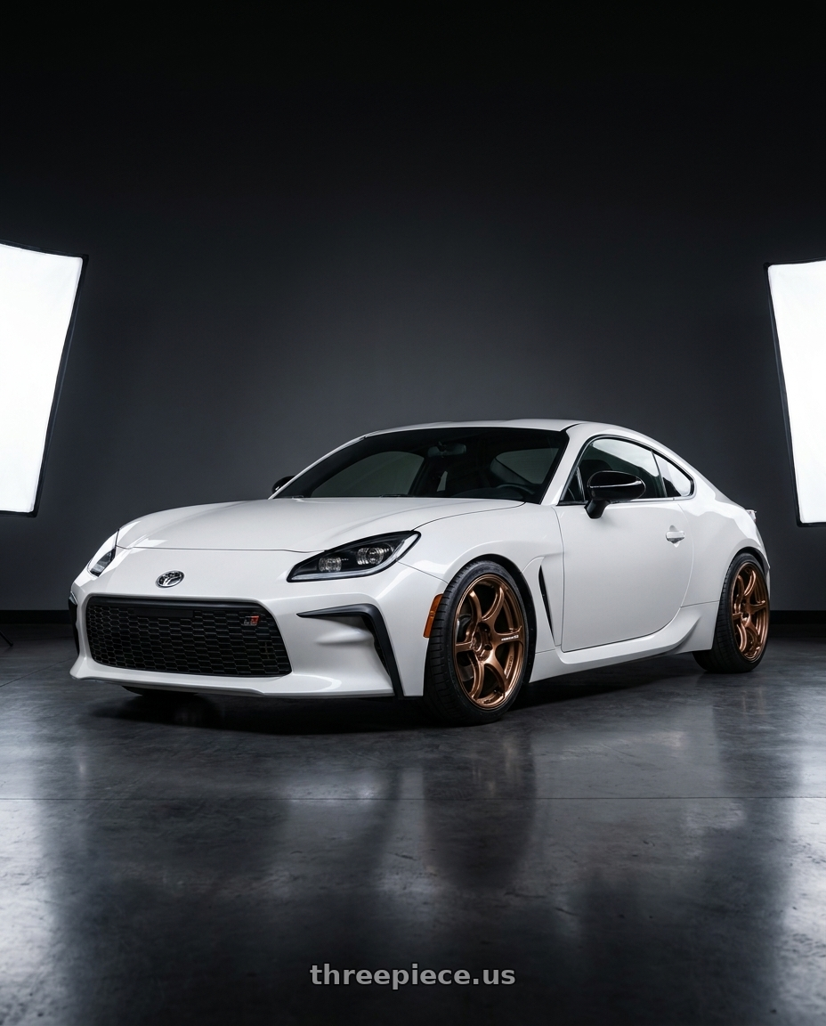 2026 Toyota gr86 with Advan Racing RG-4 5x100 18x8.5 +44 RACING COPPER BRONZE wheels