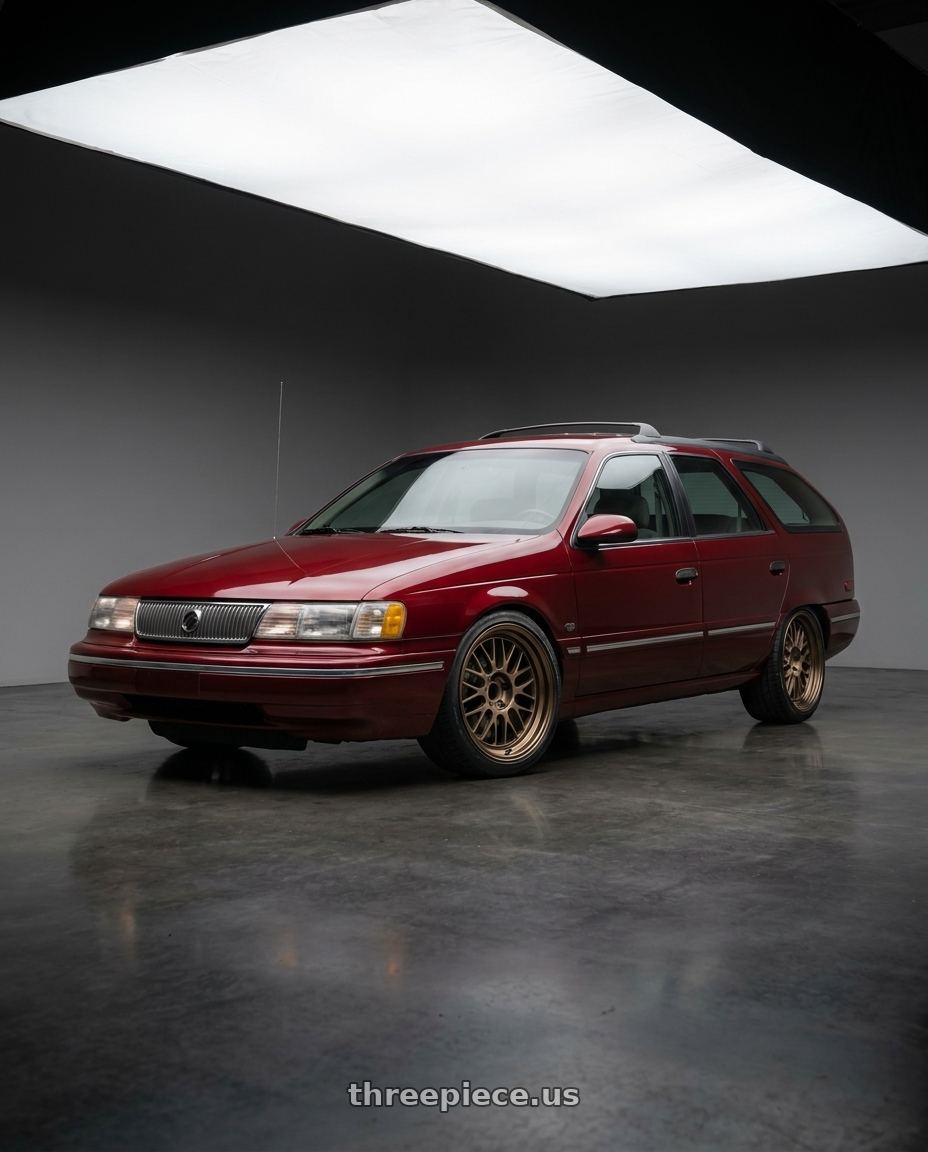 1992 Mercury Sable Wagon Ls with Volk Racing 21A 5x115 18X10.5+15  Bronze wheels