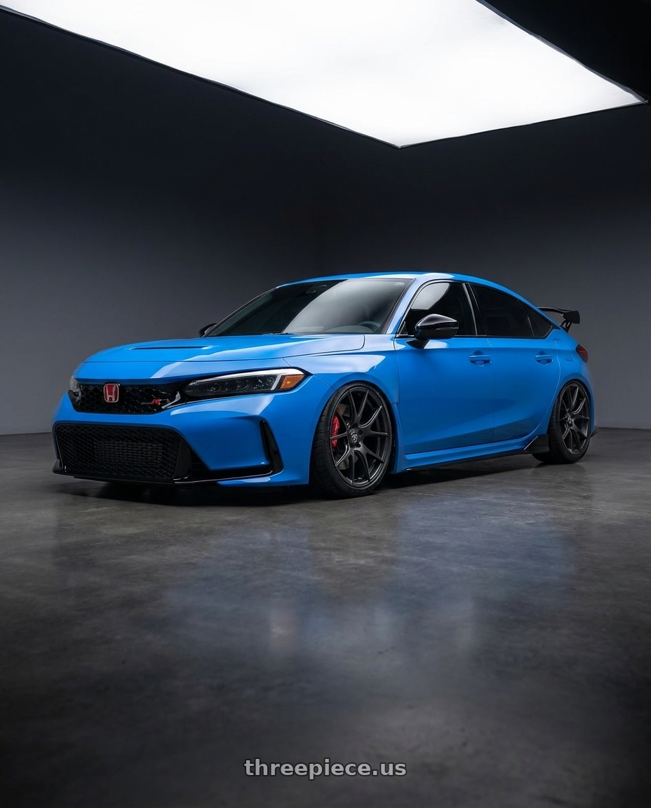 2024 Honda Civic Type R with Forgestar CF5V 5x120 19x9 +38 Satin Black wheels