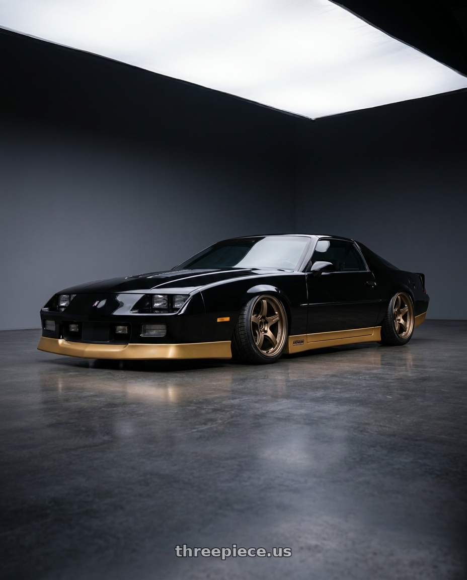 1988 Chevy camaro with Gram Lights 57CR 5x114.3 18x9.5 +22 BRONZE 2 wheels