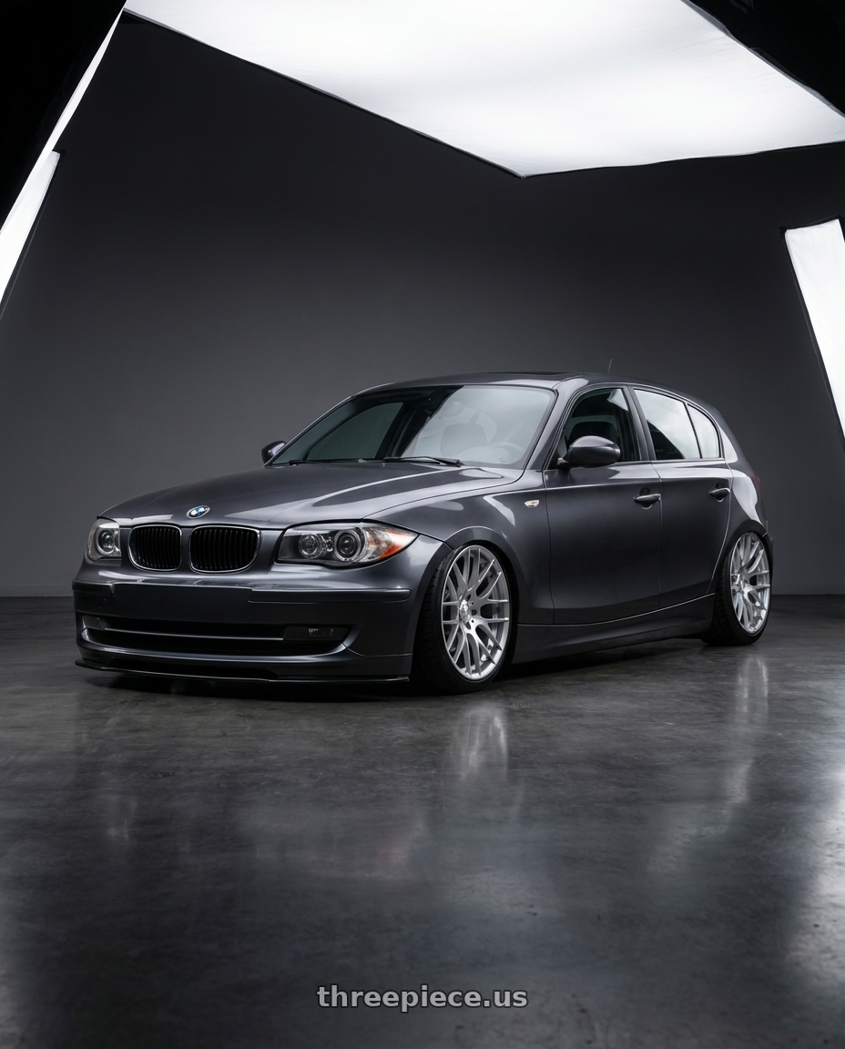 2012 BMW 1 Series E82 with Avant Garde Wheels M359 5X120 19x9 +35 Hyper Silver wheels