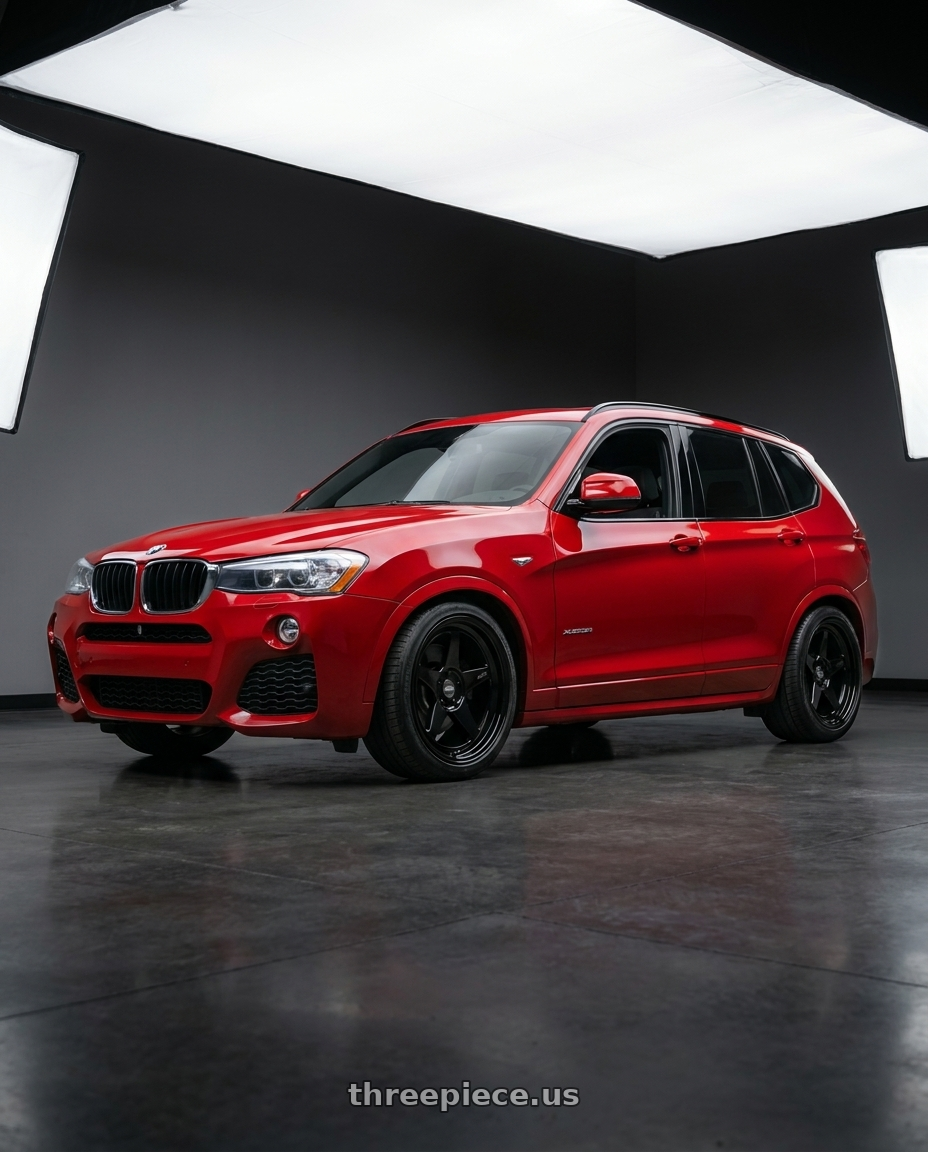2017 x3 Msport  with ESR Wheels CR SERIES CR5 5x114.3 18x9.5 +35 Gloss Black wheels