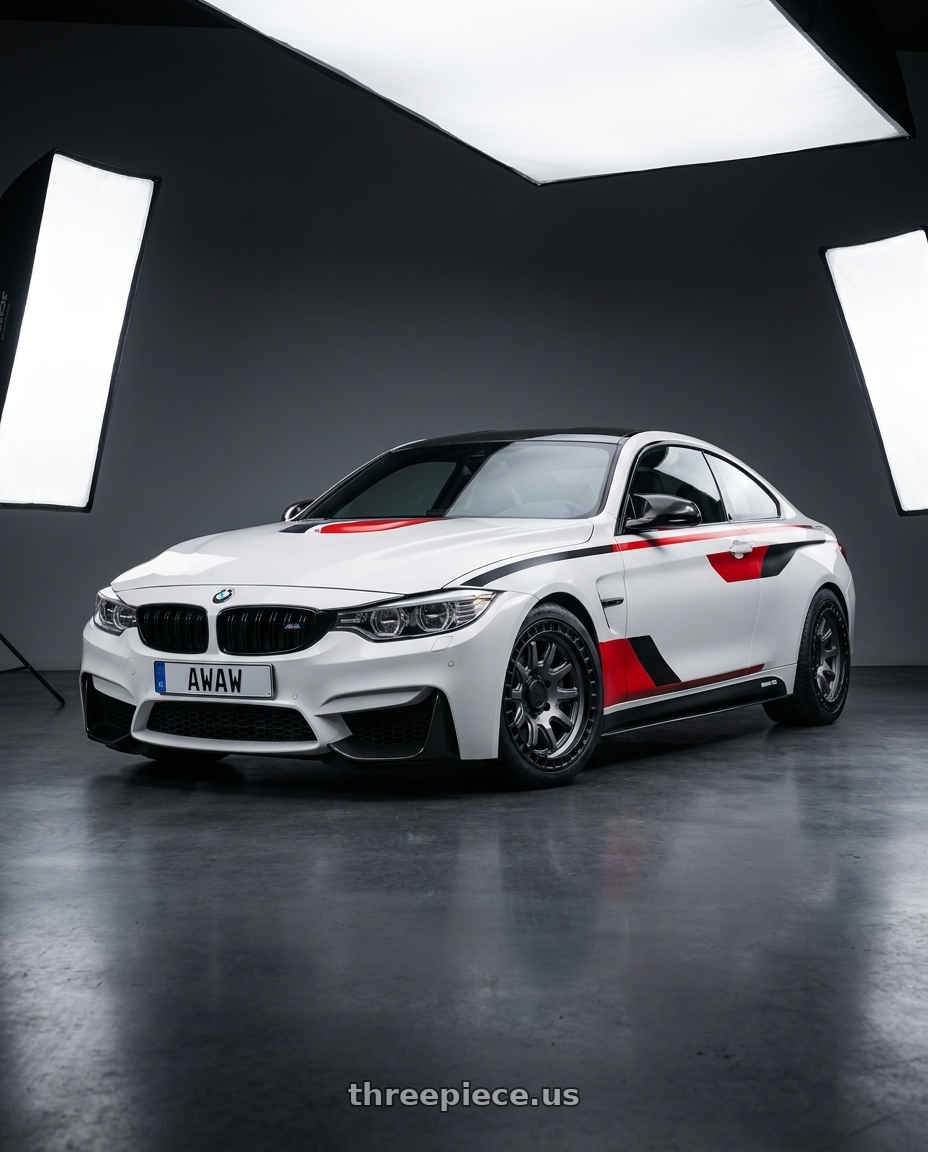 2018 bmw m4c with Black Rhino CALICO 5X127 17X8.5 +34 MATTE GUNMETAL W/ MATTE BLACK LIP wheels