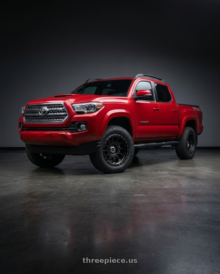 2016 Tacoma TRD Sport with Method Race Wheels 605B NV 8X170 20x9 -12 MATTE BLACK wheels