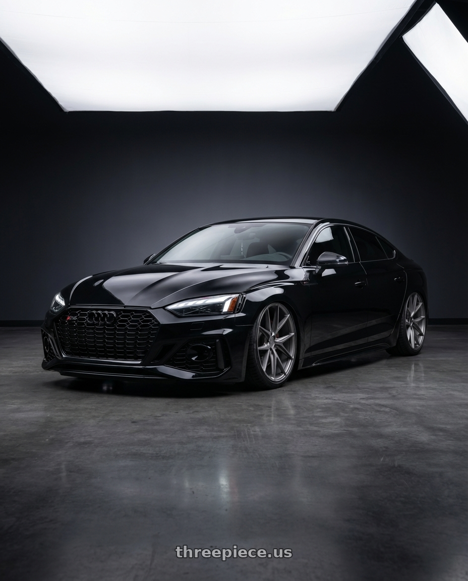 2022 Audi RS5 with Niche 1PC M116 MISANO 5X112 20X10.5 +27 MATTE GUN METAL wheels