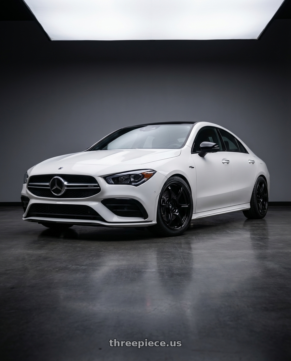 2023 Mercedes-Benz CLA C118 with Advan RGIII 5x112 19x8.5+45 Gloss Black wheels