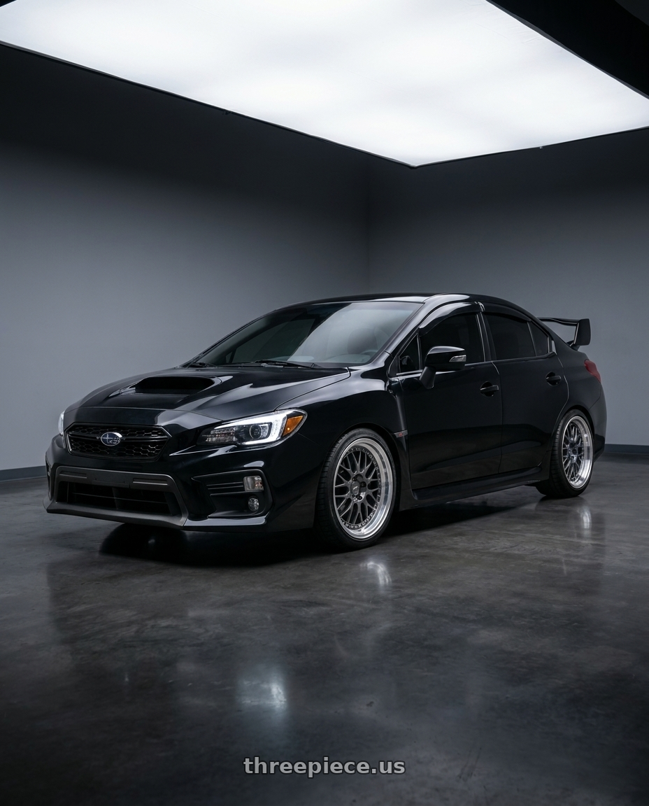 2018 Subaru wrx limited crystal with ESR Wheels SR SERIES SR01 5x114.3 19x8.5 +30 Gunmetal wheels