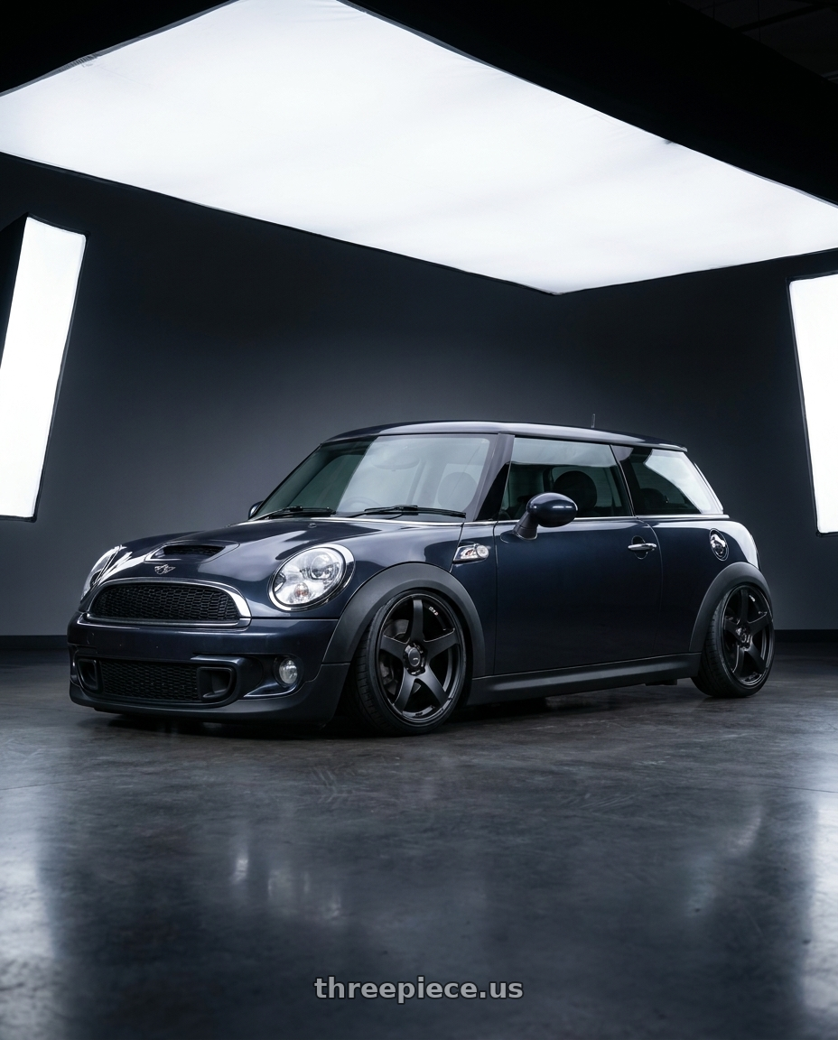 2010 Mini Cooper S R56 with Ssr Gtv01 4x100 17x7+42  FLAT BLACK wheels