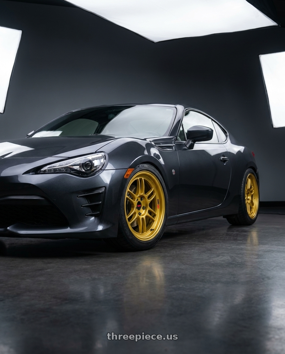 2018 Toyota 86 with Enkei RPF1 5x100 18x8+45 Gold wheels
