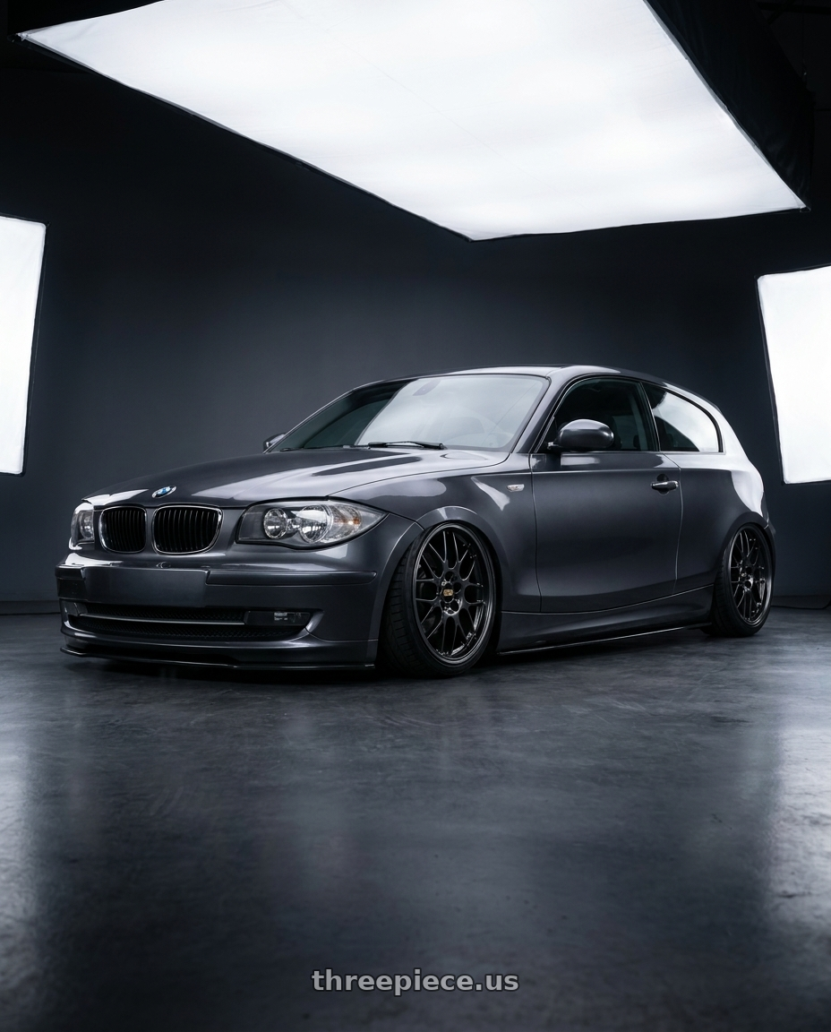 2012 BMW 1 Series E82 with BBS RG-R 5x120 19x8.5+32 Diamond Black wheels