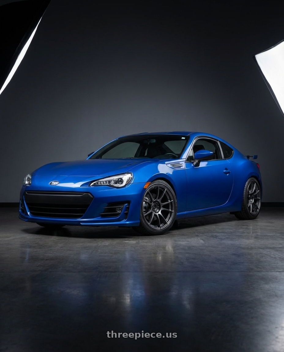 2017 Subaru BRZ with Ssr Gtx04 5x100 17x9+38  DARK GUNMETAL wheels