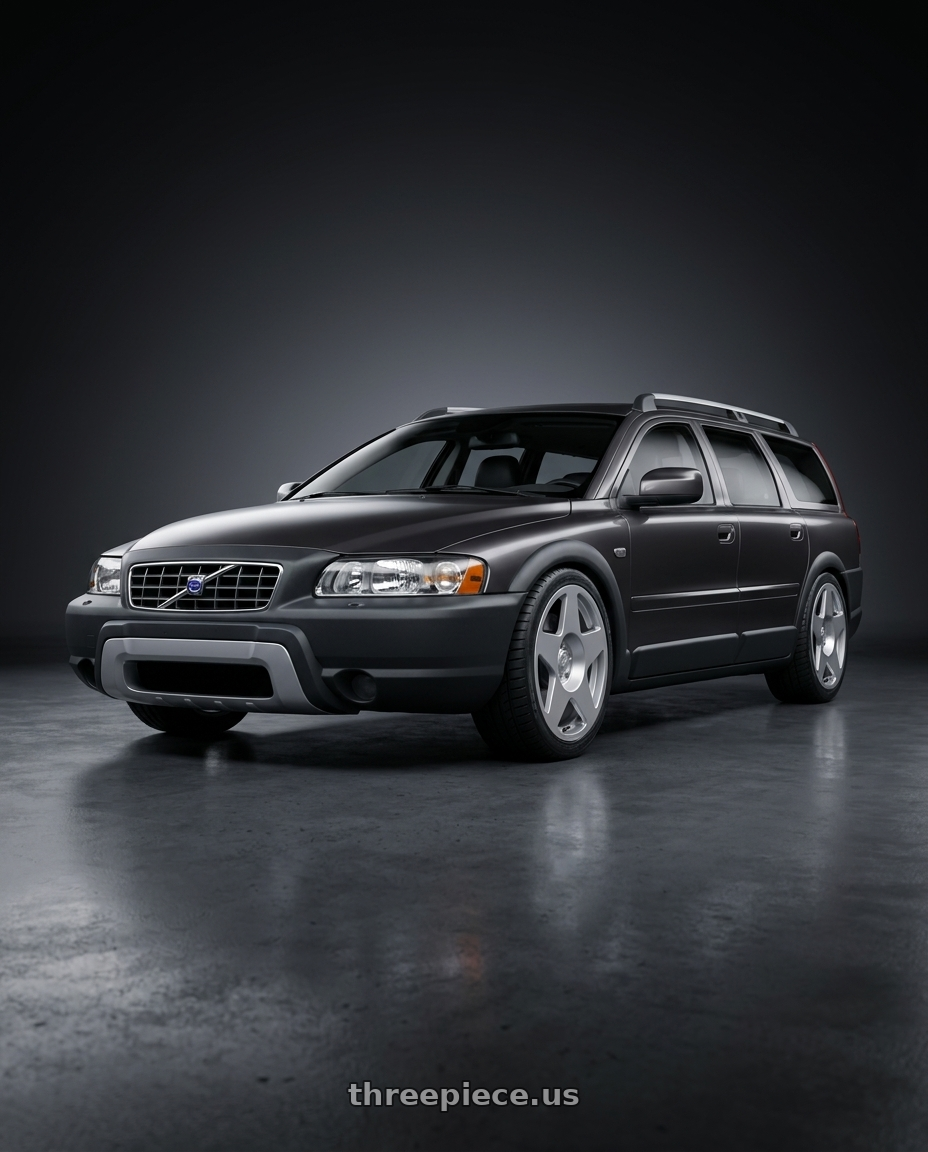 2006 volvo xc70 with fifteen52 Tarmac 5x108 18X8.5 +42 SPEED SILVER (GLOSS SILVER) wheels