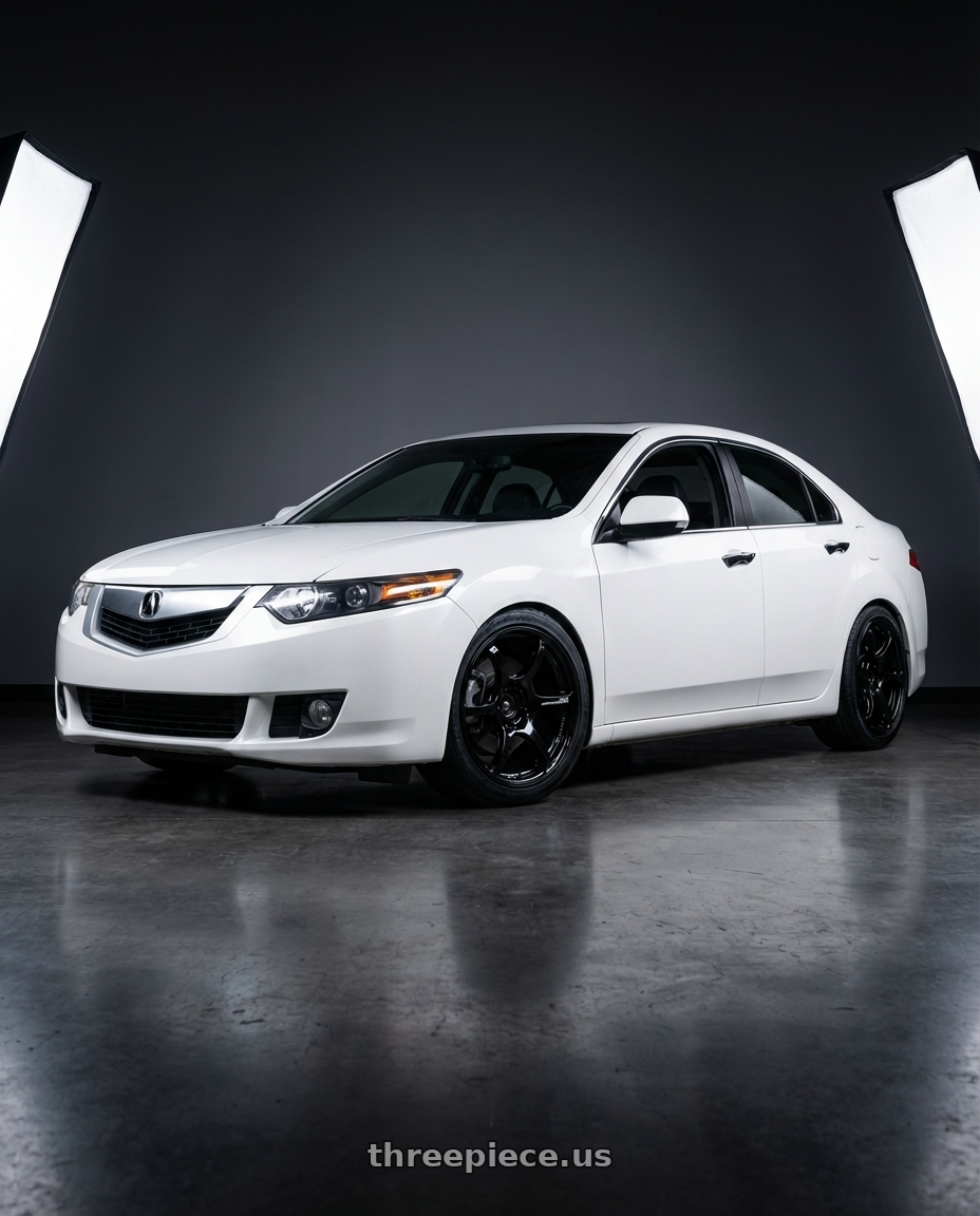2013 Acura TSX with Advan RGIII 5x114.3 18x9.0+35 Gloss Black wheels