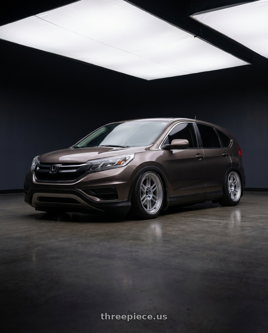 2016 honda crv with Enkei RPF1RS 5x114.3 18x11-10 Silver wheels