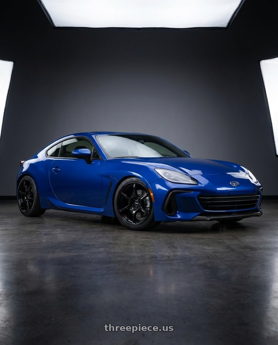 2024 Subaru BRZ with Advan RGIII 5x114.3 18x9.0+25 Gloss Black wheels