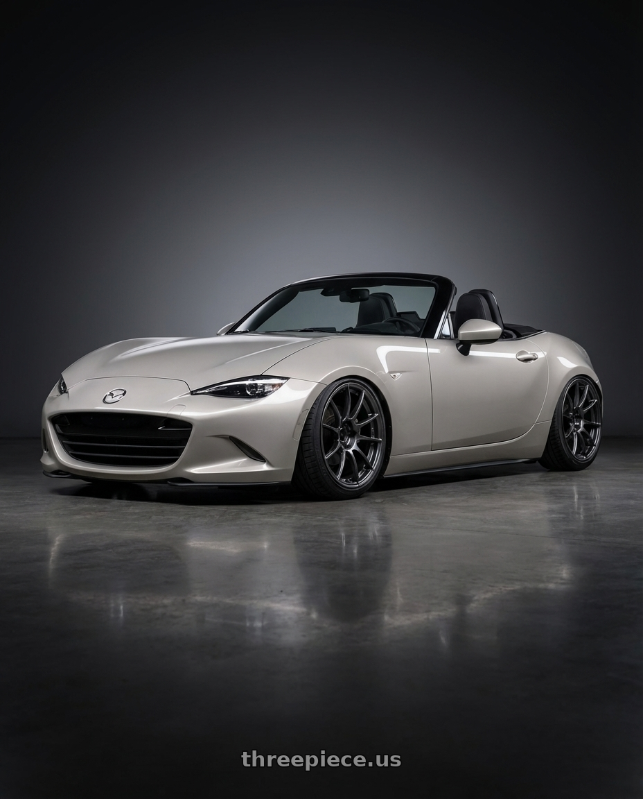 2021 Mazda MX-5 Miata ND with Ssr Gtx04 5x114.3 17x9+38  DARK GUNMETAL wheels