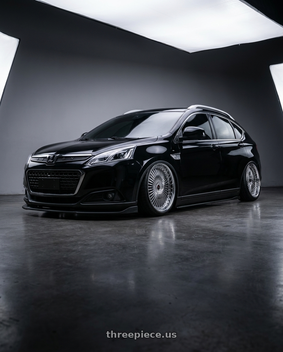 2025 Luxgen U6 Neo黑+特仕版(台灣保時捷) with Cavallo CLV-41 4x100/4x114.3 18x8 +35 Nano Chrome wheels