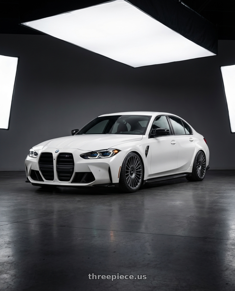 2024 bmw m3 comp x drive with Rotiform RC202 GRZ 5X112/5X120 20x10 +40 MATTE ANTHRACITE wheels