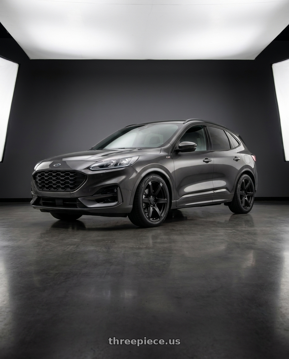 2022 Ford Kuga St Line with Enkei Cyclone 6x135 18x9+12 Matte Black wheels