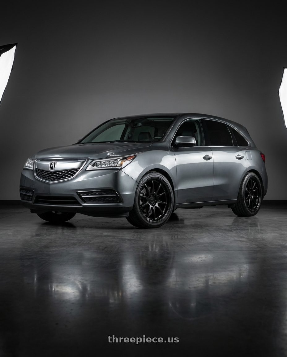 2014 Acura Mdx with Aodhan DS02 5x114.3 19x8.5+35 Hyper Black wheels