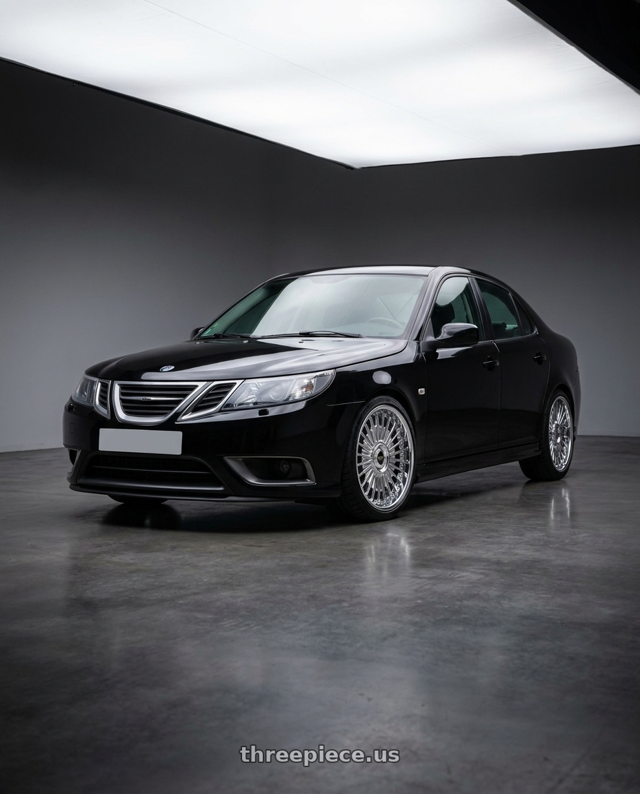 2010 Saab 93 with Work Emitz wheels