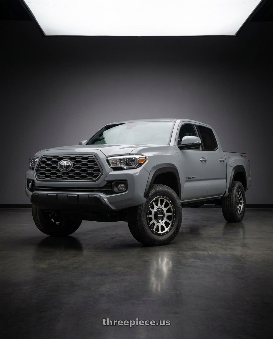 2021 Toyota Tacoma TRD Sport with Method Race Wheels 305MB NV 6x139.7 17x8.5 +0 MACHINED - MATTE BLACK LIP wheels