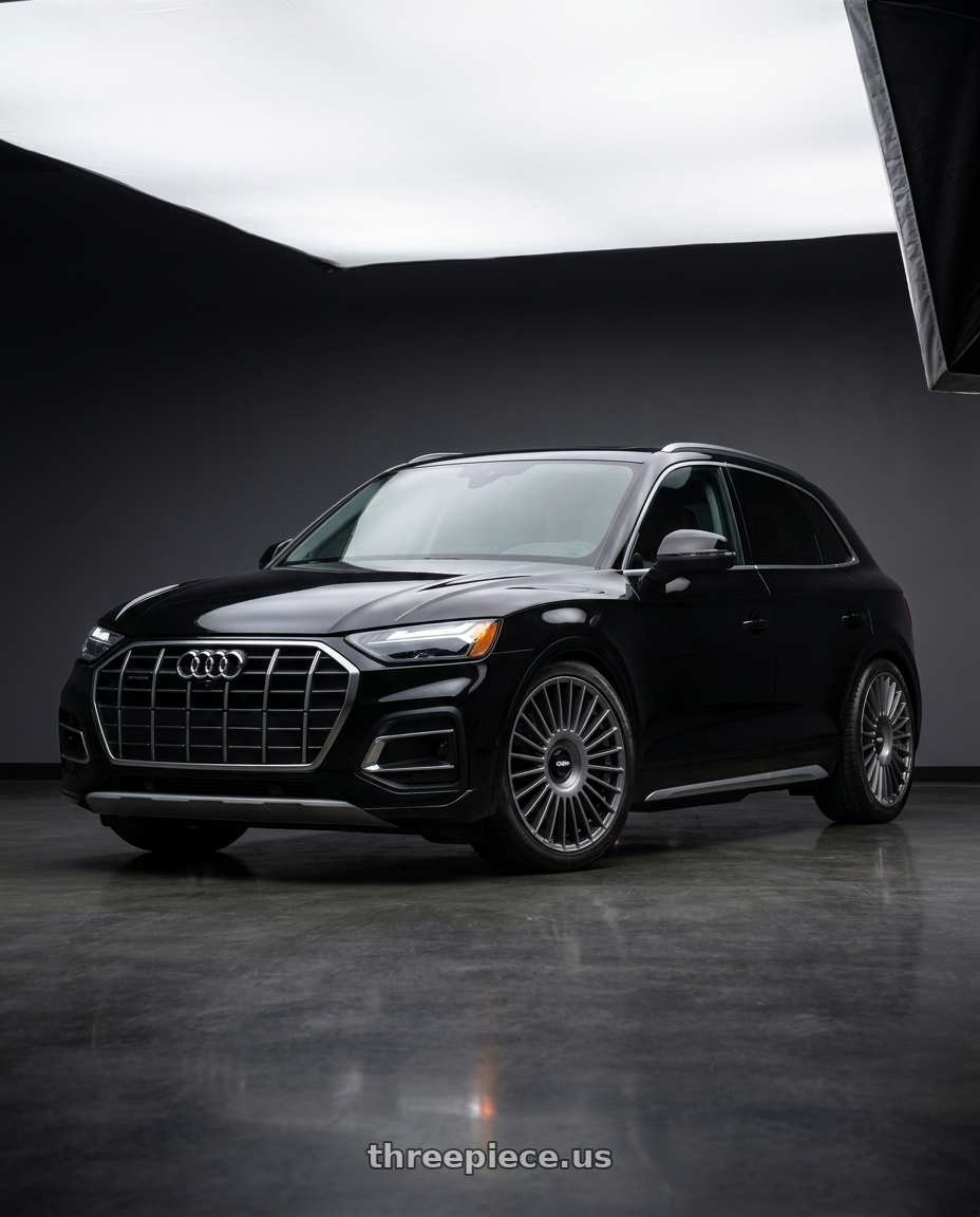 2021 Audi Q5 with Rotiform RC202 GRZ 5X112/5X120 20x8.5 +35 MATTE ANTHRACITE wheels